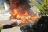 Incendiu violent la terasa unui restaurant din sectorul 3 al Capitalei 722221