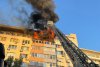 Incendiu violent la două apartamente de lângă Sala Palatului din Capitală 722272