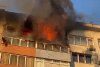 Incendiu violent la două apartamente de lângă Sala Palatului din Capitală 722273