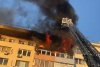 Incendiu violent la două apartamente de lângă Sala Palatului din Capitală 722274