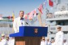Klaus Iohannis și Florin Cîțu, la ceremonia de Ziua Marinei din portul militar Constanța 722202