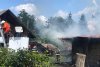 Casă cuprinsă de flăcări în Botoșani, după o ceartă între bunic și nepot. Bătrânul are arsuri grave 724680