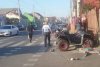 O femeie şi un copil au fost loviţi de un ATV pe o trecere de pietoni din Arad. Şoferul a fugit de la locul accidentului 725335