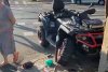 O femeie şi un copil au fost loviţi de un ATV pe o trecere de pietoni din Arad. Şoferul a fugit de la locul accidentului 725336