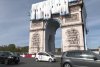 Arcul de Triumf este acoperit cu fâșii gigantice de pânză, la Paris 726640