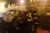 Panică în centrul Craiovei, după ce o maşină a ars ca o torţă în pasajul subteran 726609