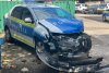 Poliţist amendat după ce a provocat un accident rutier în care a distrus autospeciala 727428