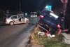 Accident cu patru victime în Argeş, după ce şoferul unei maşini s-a izbit de un alt autoturism care s-a răsturnat 728194