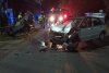 Accident cu patru victime în Argeş, după ce şoferul unei maşini s-a izbit de un alt autoturism care s-a răsturnat 728195