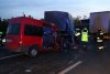Cinci morţi într-un microbuz românesc strivit de un camion, accident pe autostrada M1 din Ungaria 732252