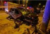 O gravidă de 35 de ani, băută la volan, a intrat cu maşina într-un copac şi într-un stâlp de iluminat din Mamaia 734667