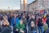Peste 1.200 de oameni protestează la Suceava şi Bucureşti împotriva certificatului verde şi a vaccinării obligatorii 736092