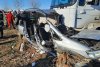 Doi copii de o lună, respectiv 3 ani și tatăl lor, morți într-un accident grav în Bacău. Mașina a ”zburat” în afara drumului 737274