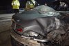 Un şofer începător şi o fată de 14 ani au murit într-un BMW strivit de un TIR, după un accident în Dumbrava, Dâmboviţa 738386