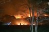 Incendiu de vegetație pe muntele Pietricica, Neamţ. Focul uriaș se apropie de zonele locuite 738830
