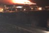 Incendiu de vegetație pe muntele Pietricica, Neamţ. Focul uriaș se apropie de zonele locuite 738838