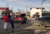 Elevul unei școli de șoferi a provocat un accident în timpul probei practice, în Brăila. Polițistul examinator a fost rănit 743848