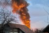 Incendiu extrem de violent într-o localitate din Prahova. Mai multe case au fost cuprinse de flăcări 747656
