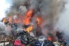 Incendiu violent la un parc de dezmembrări auto din Neamţ | Zeci de maşini au luat foc 749186