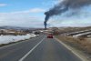 Incendiu violent la un parc de dezmembrări auto din Neamţ | Zeci de maşini au luat foc 749188