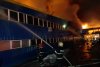 Incendiu de proporții la o fabrică de mobilă din Maramureș. Pompierii se luptă de 5 ore să stingă flăcările 751131