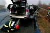 Trafic oprit pe Autostrada București-Pitești, după ce o mașină a luat foc 754571