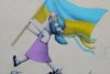 Artiștii stradali susțin Ucraina | Mesaje de pace ilustrate pe zidurile din întreaga lume 756757