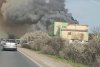 Incendiu de proporții la marginea Timișoarei, cu pericol de extindere la un depozit de azotat de amoniu. Locuitorii au fost avertizați prin mesaj RO-Alert 762064