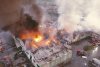 Incendiu de proporții la marginea Timișoarei, cu pericol de extindere la un depozit de azotat de amoniu. Locuitorii au fost avertizați prin mesaj RO-Alert 762092