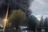 Incendiu puternic la un complex comercial din Braşov 764838