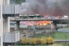 Incendiu puternic la un complex comercial din Braşov 764841