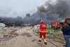 Incendiu devastator la un depozit de deșeuri, în Techirghiol! Norul uriaş de fum, văzut de la 20 de km distanţă 765554