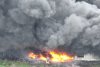 Incendiu devastator la un depozit de deșeuri, în Techirghiol! Norul uriaş de fum, văzut de la 20 de km distanţă 765557