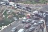 Accident grav în centrul Aradului! Unui bărbat i s-a făcut rău la volan şi a avariat şase maşini 766285
