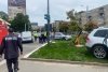 Accident grav în centrul Aradului! Unui bărbat i s-a făcut rău la volan şi a avariat şase maşini 766292