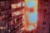 Incendiu devastator la un bloc de zece etaje din Sectorul 5, în Bucureşti 767864