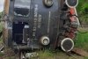 Locomotivă deraiată în Hunedoara. Mecanicul este rănit 770345