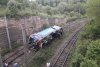 Locomotivă deraiată în Hunedoara. Mecanicul este rănit 770346