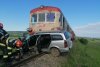 Mașină lovită de trenul personal Hârlău - Iași, în Halta Bădeni. Șoferul a murit pe loc 770431