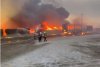 Incendiu puternic la un depozit de butelii din Piteşti. Pompierii intervin să limiteze dezastrul 772690