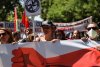 Protest anti-NATO cu secera și ciocanul la Madrid, înaintea summit-ului Alianței militare 775746