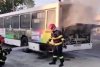 Un autobuz cu pasageri a luat foc în mers, la Oradea 776483