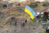 Steagul Ucrainei, arborat pe Insula Șerpilor, cu un mesaj special pentru Rusia 777728