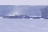 Trei barje încărcate cu cărbune au luat foc | Situaţie critică pe Dunăre, în zona portului Giurgiu 780349