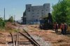 Traficul feroviar care leagă silozul din Portul Galați de gara CFR, redeschis după 3 decenii 781134