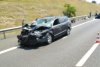 Carambol pe Autostrada Soarelui! Un șofer a zburat peste parapet și a lovit, în cădere, alte 2 mașini de pe sensul opus 782297