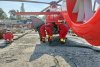 Incident grav în Costineşti. Un turist s-a ales cu răni la coloană în timpul unei sărituri de pe mal. Intervine elicopterul SMURD 784881