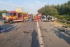 Accident cu cinci mașini pe Autostrada A1, lângă București: Șase victime, trafic blocat, elicopterul SMURD preia răniții 785702