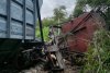 Două vagoane dintr-un tren cu cereale din Ucraina au deraiat și s-au răsturnat în Mureş. Anunţul CFR 789337