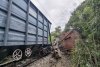 Două vagoane dintr-un tren cu cereale din Ucraina au deraiat și s-au răsturnat în Mureş. Anunţul CFR 789340
